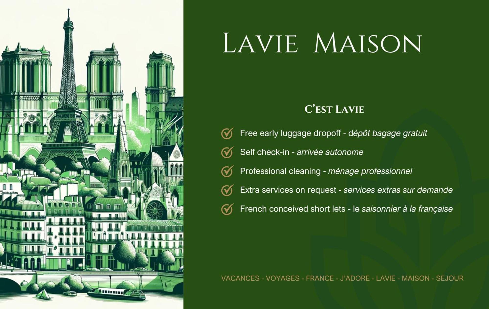 Lavie Maison Eiffel Ac Hot Tub ปารีส ภายนอก รูปภาพ